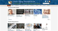 Desktop Screenshot of climatechangenationalforum.org